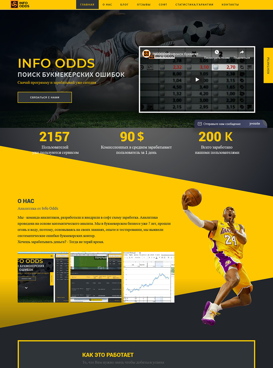 Виготовлення сайту візитки | https://airkiev.com.ua/